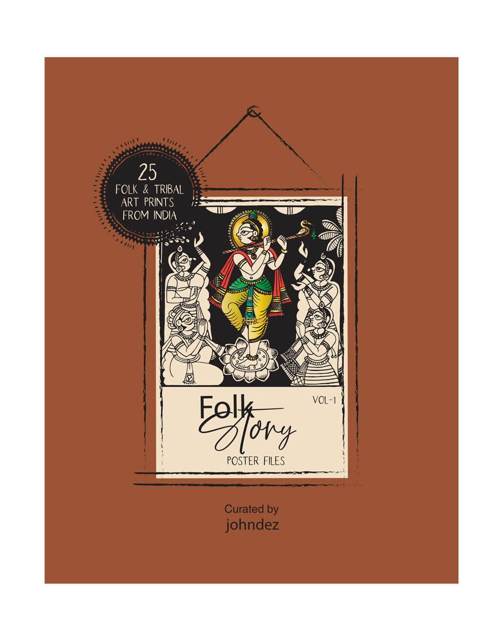 25 Folk Art Poster Bundle Vol-1