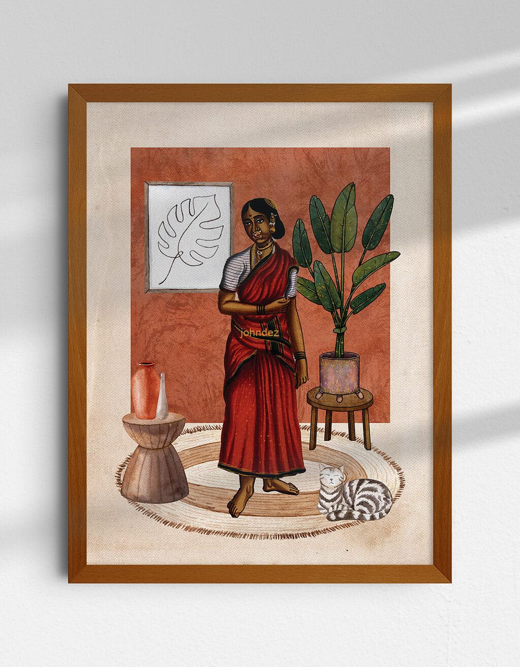 Cat in Frame - Image 2