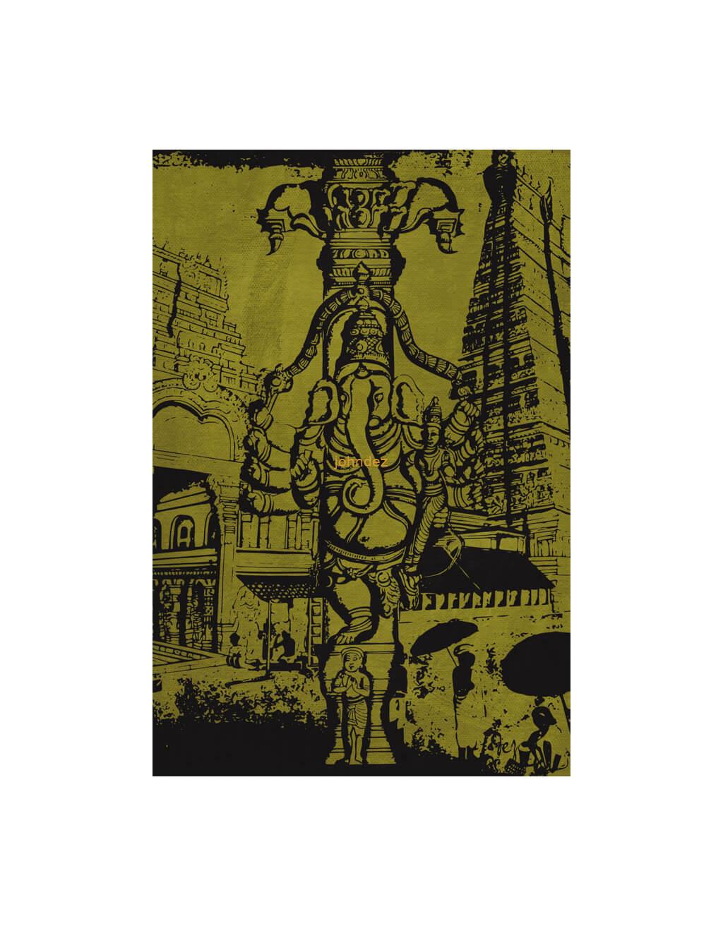 Pillar by the Pagoda