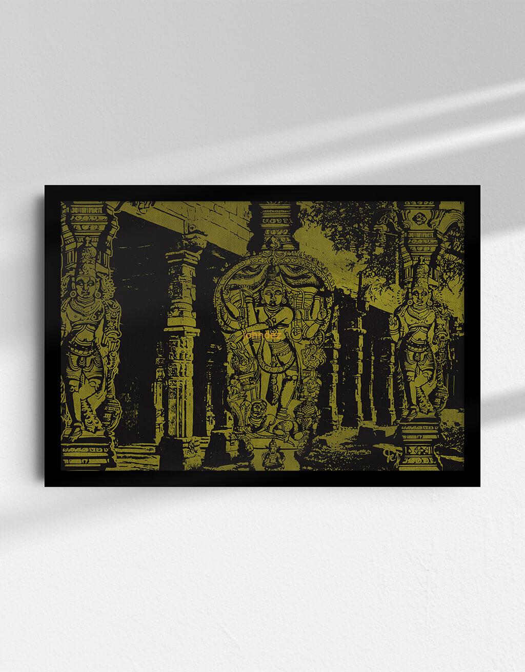 Temple Pillars in Harmony