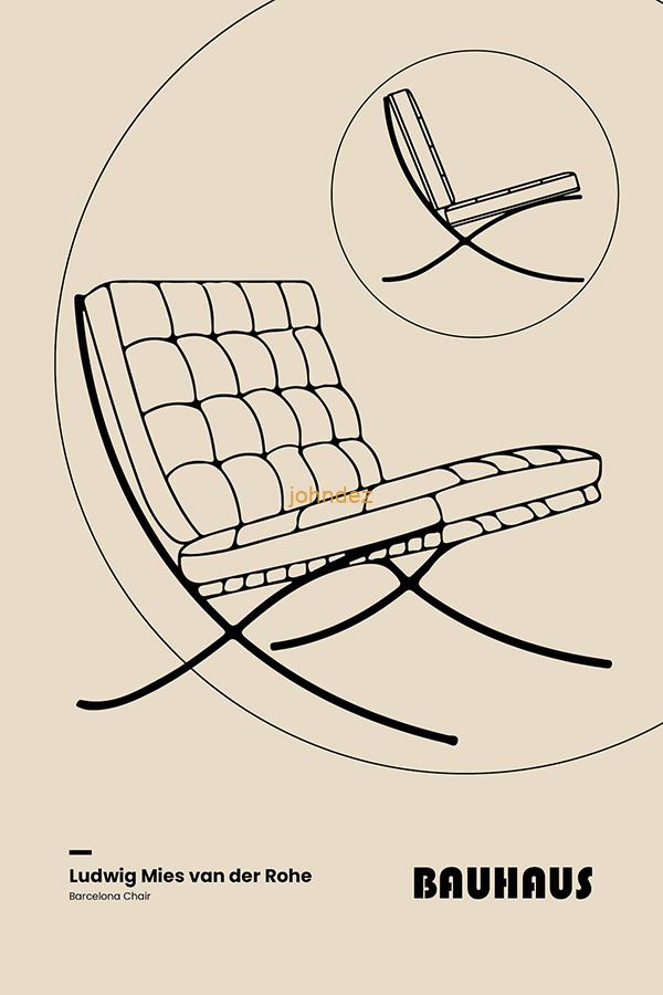 Ludwig Mies van der Rohe's Barcelona Chair 