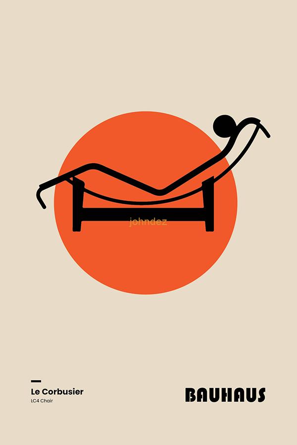 LC4 Chair by Le Corbusier