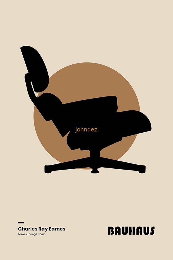  Eames Lounge Chair by Charles and Ray Eames