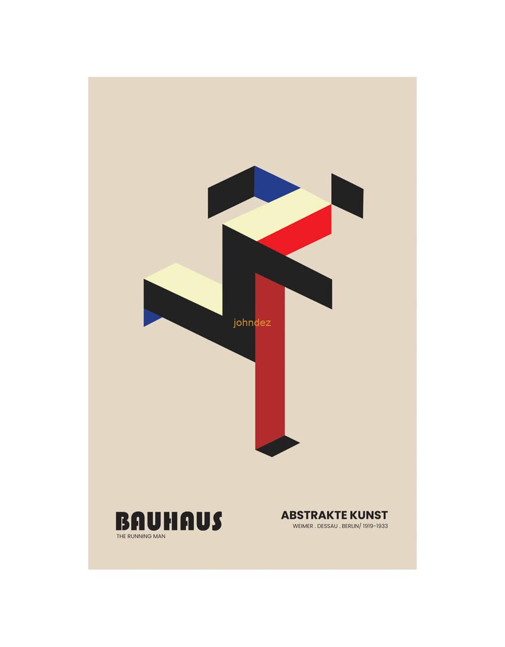 Running Man in color