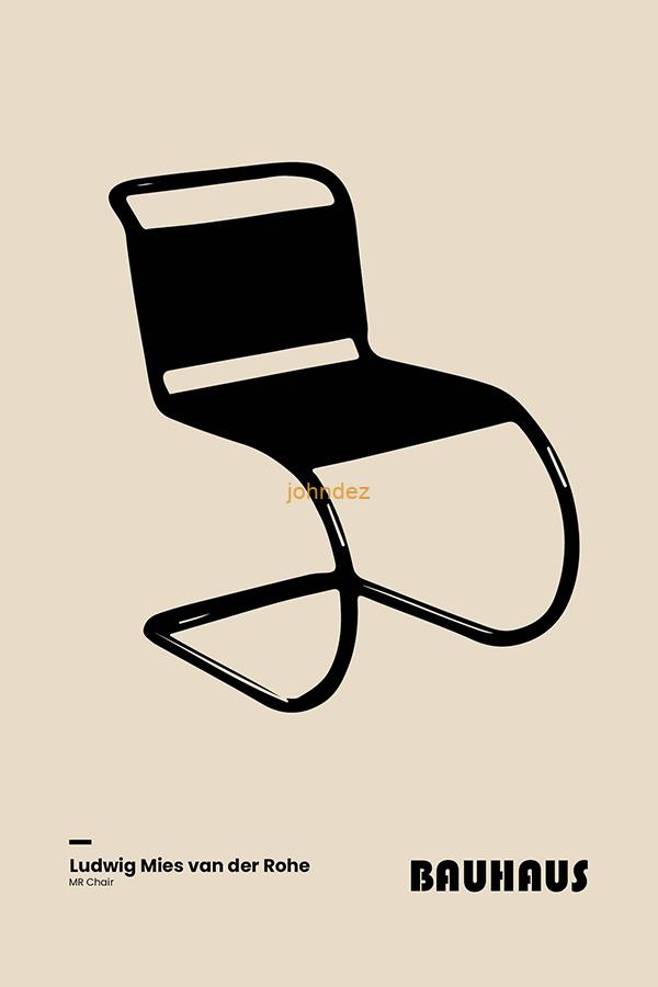 The MR Chair by Ludwig Mies