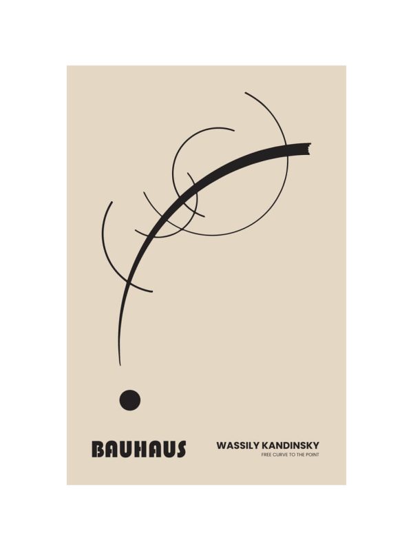 Wassily Kandinsky - Inspired by Free Curve to the Point